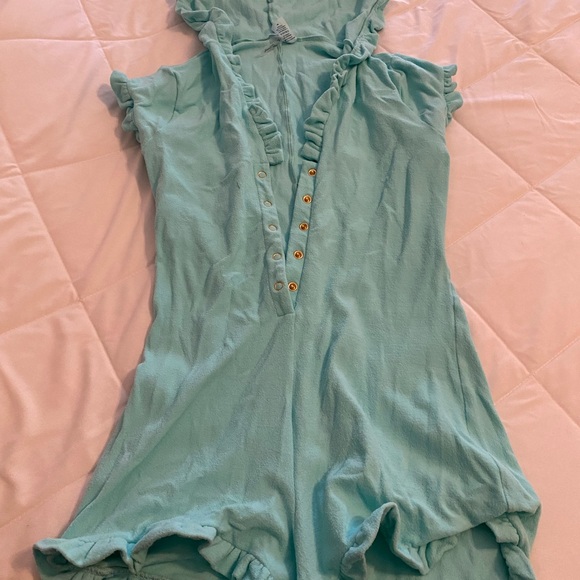 Beach Bunny Romper Aqua - Picture 2 of 2